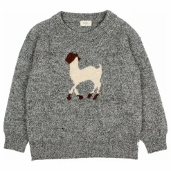Pull Lama Fibres Recyclées | Gris