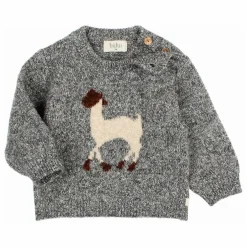 Pull Lama Fibres Recyclées | Gris