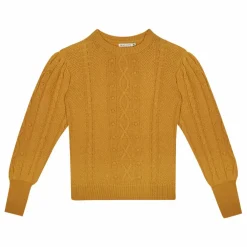 Pull Lourdes | Jaune moutarde