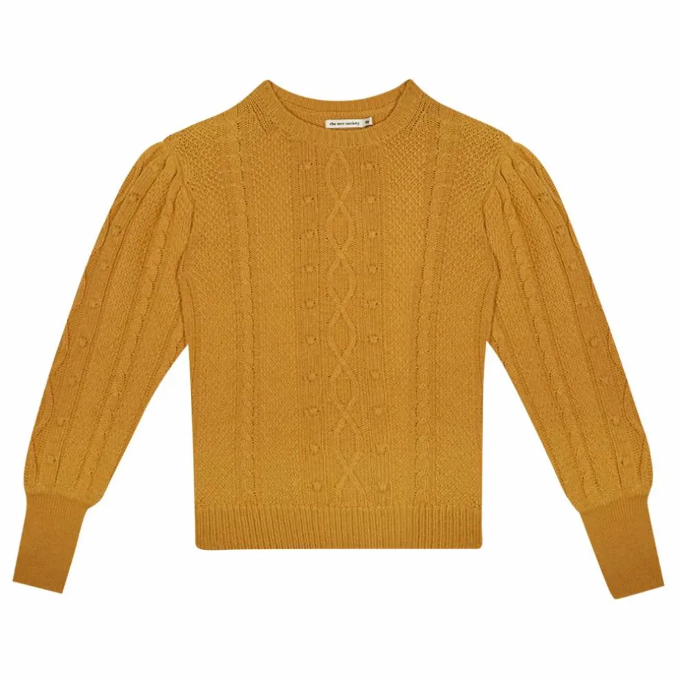 Pull Lourdes | Jaune moutarde