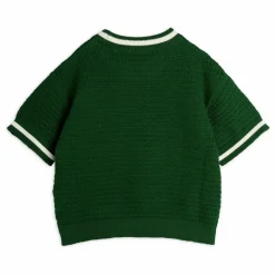 Pull Lézard Manches Courtes Coton Bio | Vert