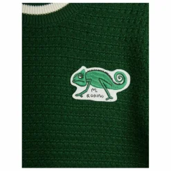Pull Lézard Manches Courtes Coton Bio | Vert