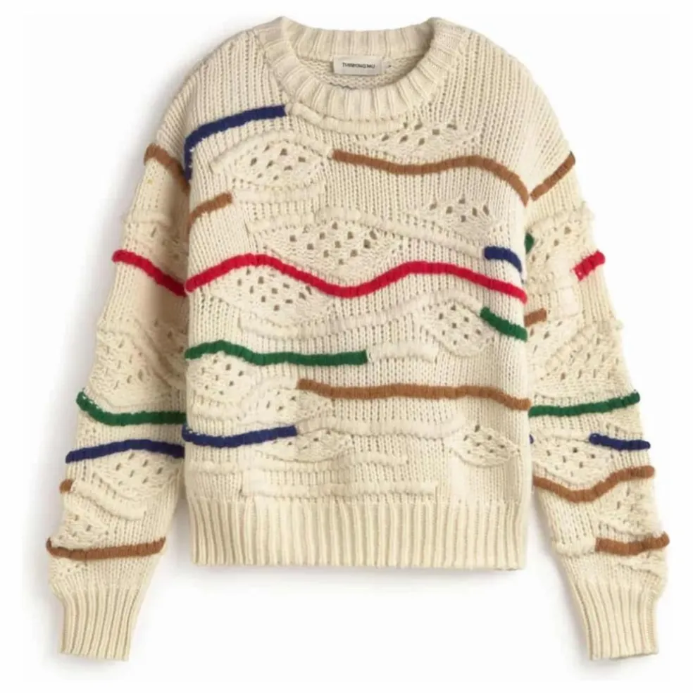 Pull Macrame Candela Laine | Ecru