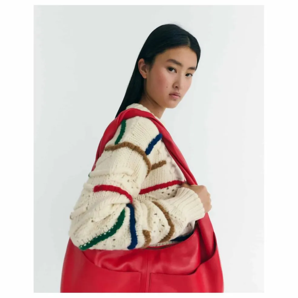 Pull Macrame Candela Laine | Ecru