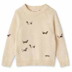 Pull Mahdi Chiens Coton Bio | Ecru