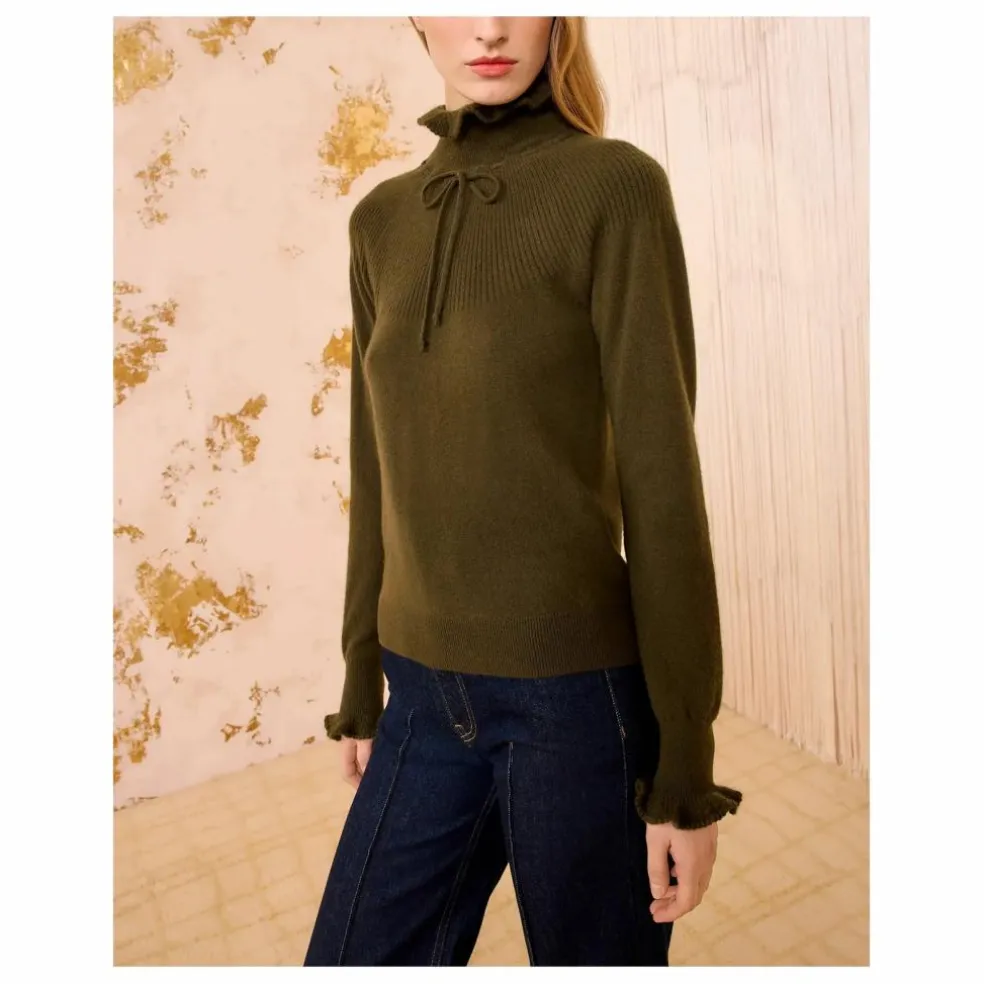 Pull Maisie Cachemire | Vert foncé