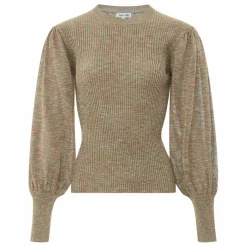 Pull Manches Bouffantes Lurex | Noisette