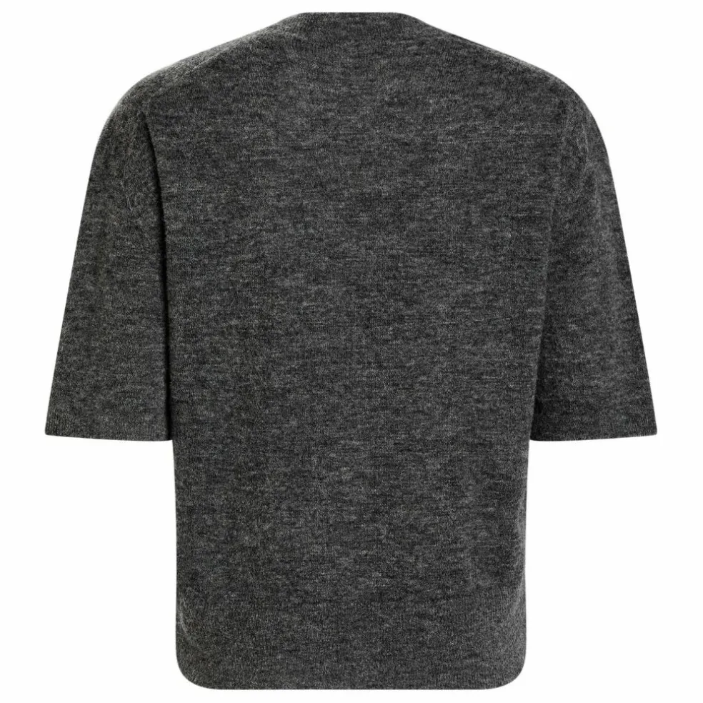 Pull Manches Courtes Alpaga | Gris