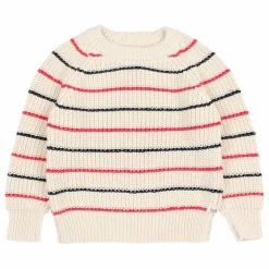 Pull Marine Coton Bio | Ecru