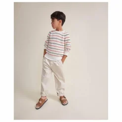 Pull Marine Coton Bio | Ecru