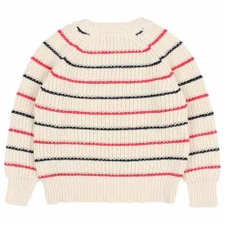 Pull Marine Coton Bio | Ecru