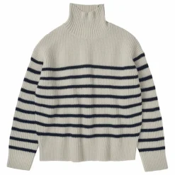 Pull Marinière Laine - Collection Femme | Ecru