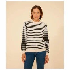 Pull Marinière Muckily - Collection Femme | Bleu marine