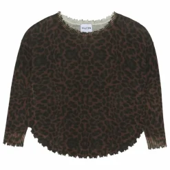 Pull Melah Léopard Cachemire | Marron