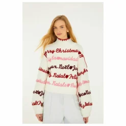 Pull Merry Christmas | Ecru