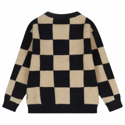 Pull Miles Damier | Noir