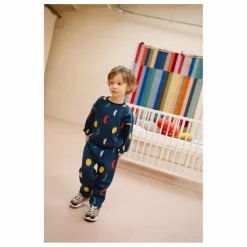 Pull Moon Phases Coton Bio | Bleu marine