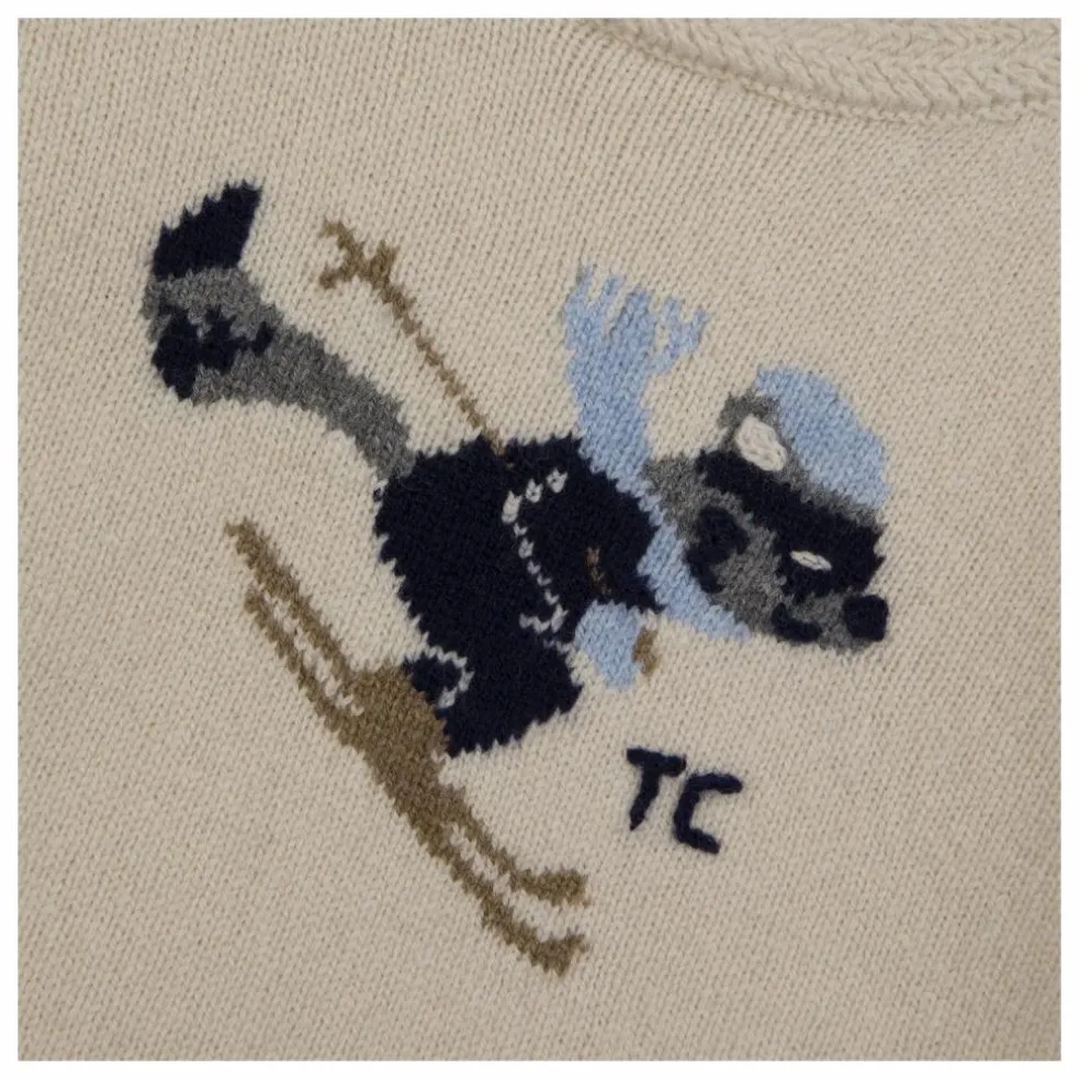 Pull Mouffette Laine | Beige