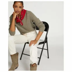 Pull Nanami Cachemire | Vert kaki chiné