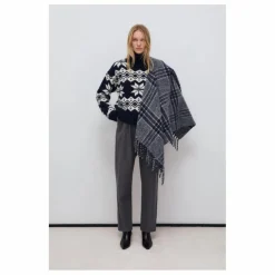 Pull Neriana Alpaga et Laine | Bleu marine