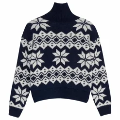 Pull Neriana Alpaga et Laine | Bleu marine