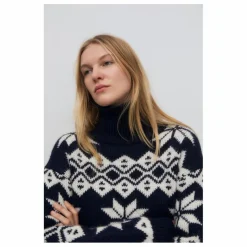 Pull Neriana Alpaga et Laine | Bleu marine