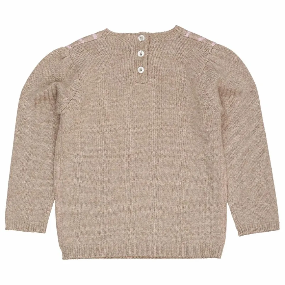 Pull Nœud Cachemire | Sable