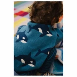 Pull Orca Family Coton Bio | Bleu