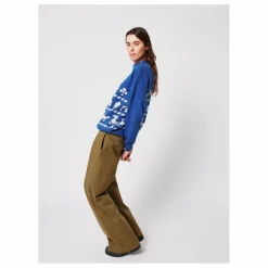 Pull Oversize Farm Jacquard - Collection Femme | Bleu