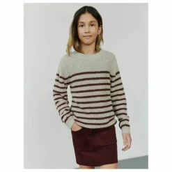 Pull Pollysy Rayé | Beige
