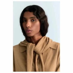 Pull Polo Agatha Laine Extra Fine Recyclée | Camel