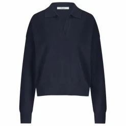 Pull Polo Dex Laine Mérinos | Bleu nuit