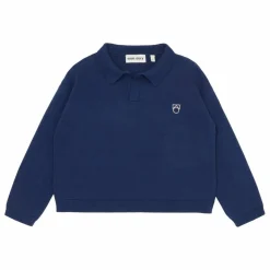 Pull Polo Laine | Bleu marine