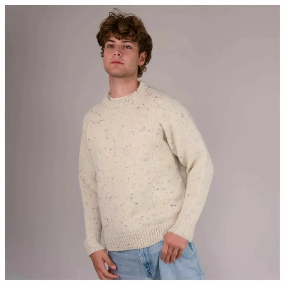 Pull Raglan Chunky Laine | Ecru
