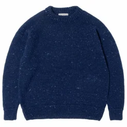 Pull Raglan Chunky Laine | Bleu foncé