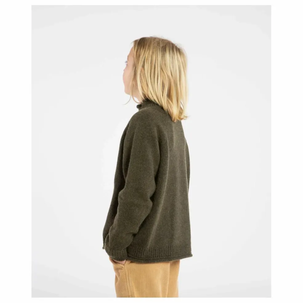 Pull Raglan Laine | Vert kaki