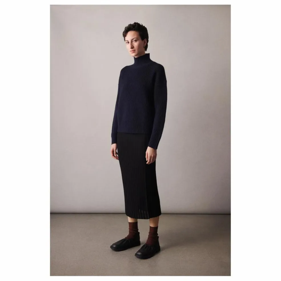 Pull Raw Laine - Collection Femme | Bleu marine