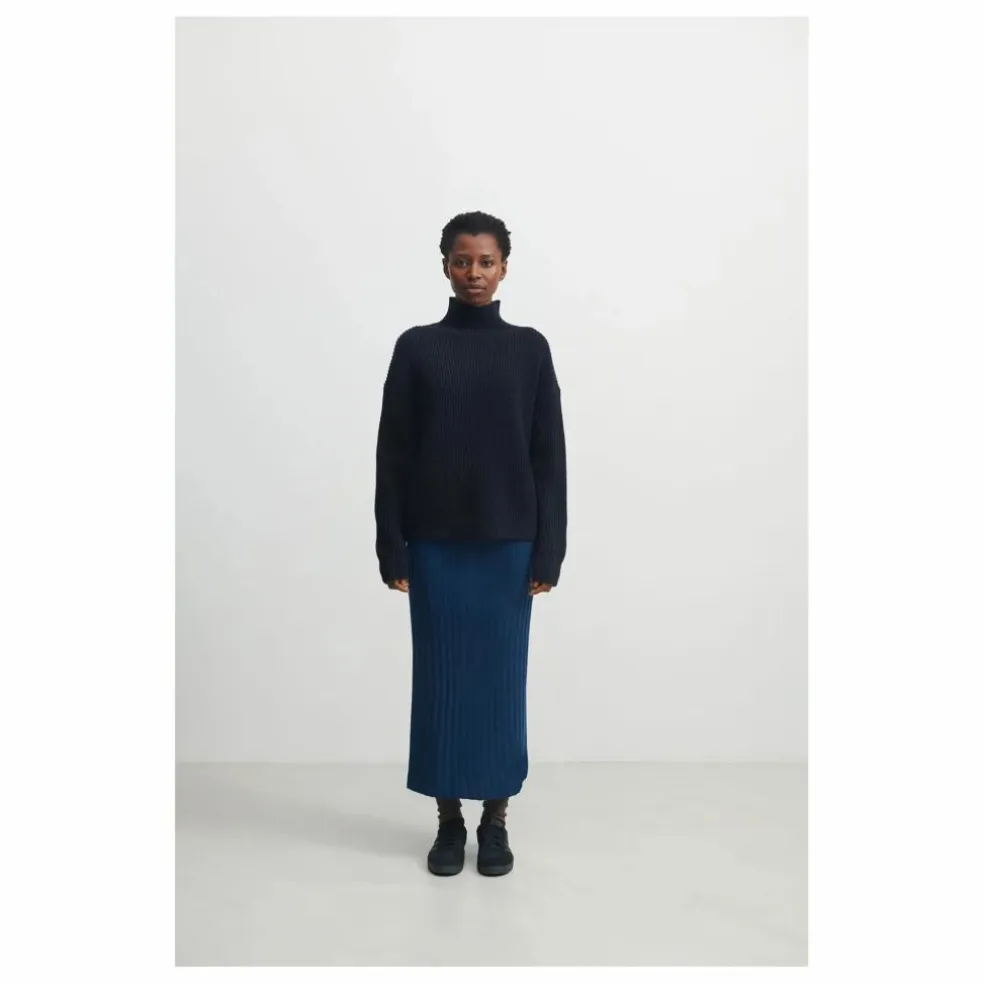 Pull Raw Laine - Collection Femme | Bleu marine