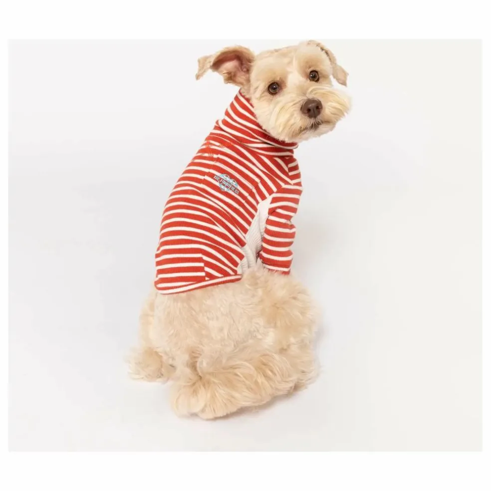 Pull rayé | Rouge
