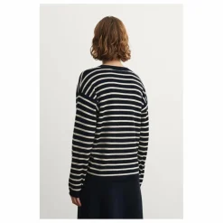 Pull Rayé Laine Mérinos - Collection Femme | Ecru