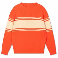 Pull Rayures | Orange