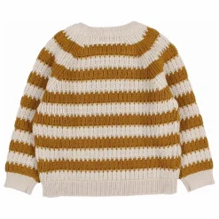 Pull Rayures Laine Alpaga | Ocre
