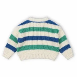Pull Rayures Leto Baby Coton Bio | Bleu marine