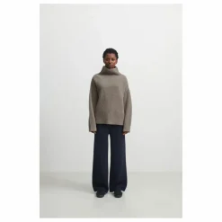 Pull Rib Laine d'Agneau - Collection Femme | Beige