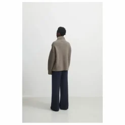 Pull Rib Laine d'Agneau - Collection Femme | Beige