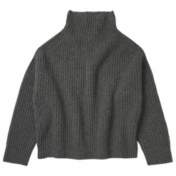 Pull Rib Laine d'Agneau - Collection Femme | Gris