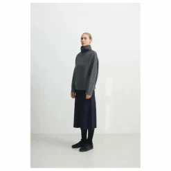 Pull Rib Laine d'Agneau - Collection Femme | Gris
