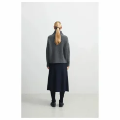 Pull Rib Laine d'Agneau - Collection Femme | Gris
