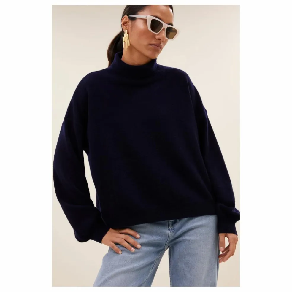 Pull Samm Laine Mérinos | Bleu nuit