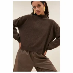 Pull Samm Laine Mérinos | Marron